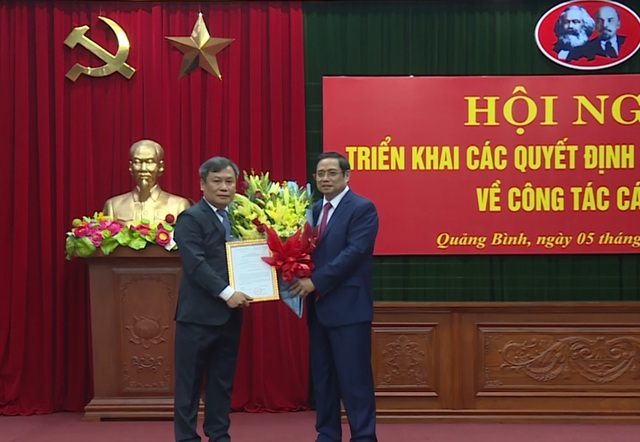 Thứ trưởng Bộ Kế hoạch và Đầu tư làm Bí thư Tỉnh ủy Quảng Bình