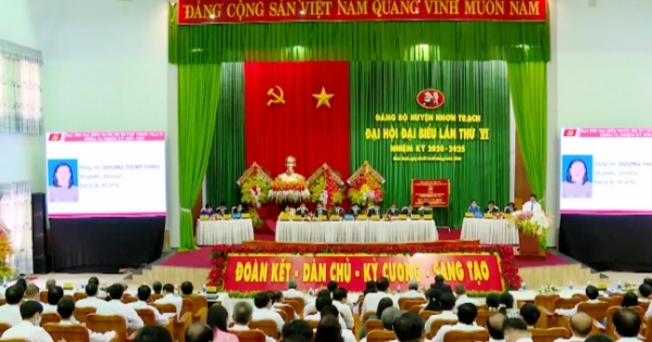 Ông Lê Thành Mỹ đắc cử Bí thư Huyện ủy Nhơn Trạch
