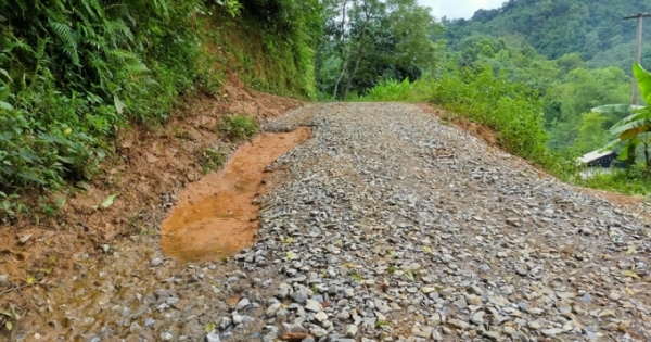 “Điểm mặt” những công trình đường bê tông thi công “ẩu” ở Bắc Mê