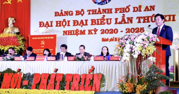 Đảng bộ TP Dĩ An tổ chức thành công Đại hội Đại biểu lần thứ XII