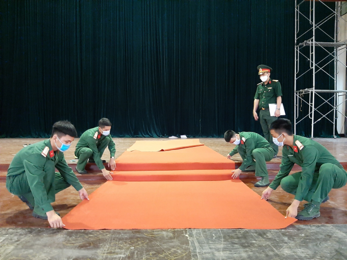 Mọi công tác chuẩn bị lễ tang được hoàn tất toàn bộ vào chiều 13/8.