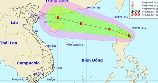 Áp thấp khả năng mạnh thành bão đang hướng vào Biển Đông