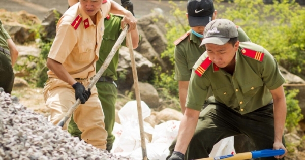 Công an thị xã An Nhơn thiết thực làm theo Bác