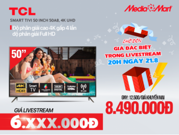 Top 5 TV TCL hàng cao cấp giá bình dân bán chạy 2020