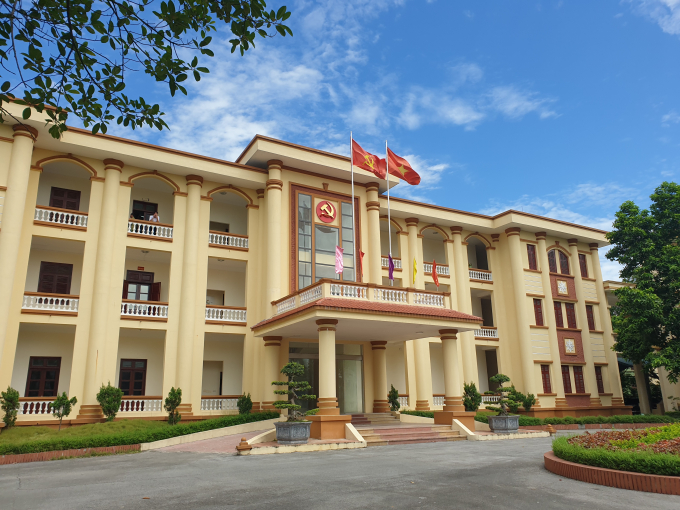 rụ sở Huyện ủy Yên Mỹ, tỉnh Hưng Yên