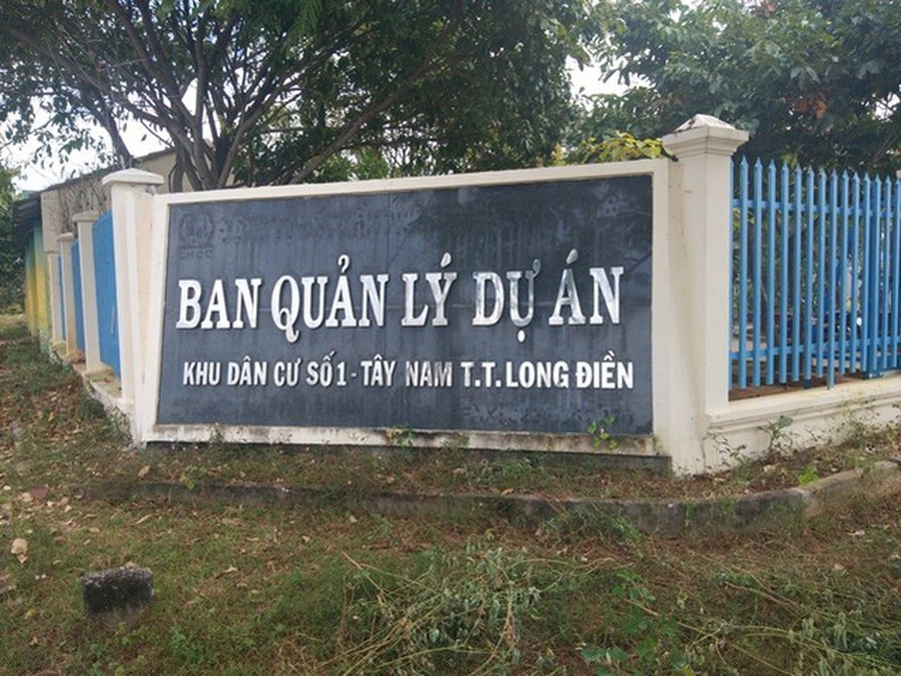 Trụ sở Ban quản lý dự án KDC số 1 Tây Nam, Thị trấn Long Điền