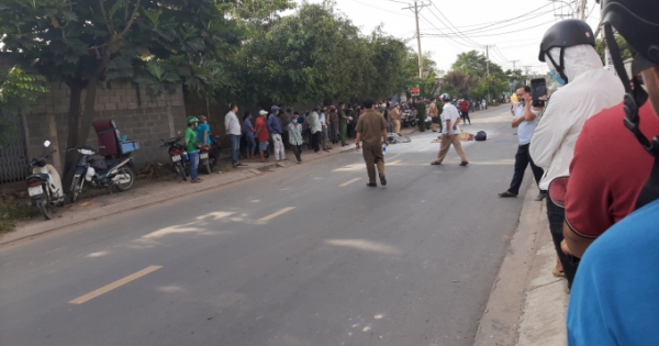 Tài xế xe bồn bỏ chạy sau va chạm với xe máy khiến 1 người tử vong