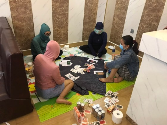 Các đối tượng bị bắt giữ