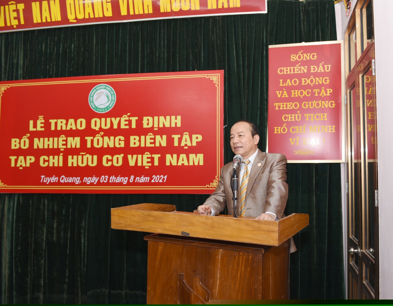 Ông Nông Hải Việt, Tân Tổng biên tập Tạp chí điện tử Nông nghiệp Hữu cơ Việt Nam và Tạp chí Hữu cơ Việt Nam