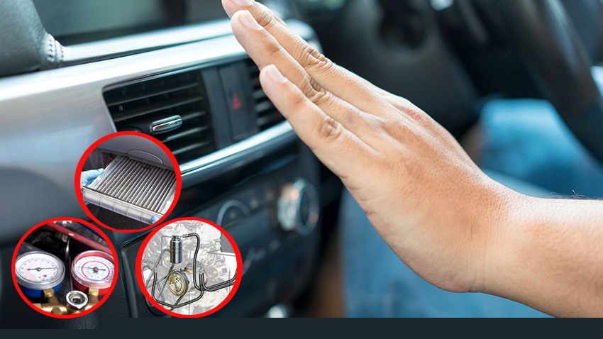 Ảnh minh họa điều h&ograve;a tr&ecirc;n xe &ocirc; t&ocirc;: Ảnh đồ họa TS