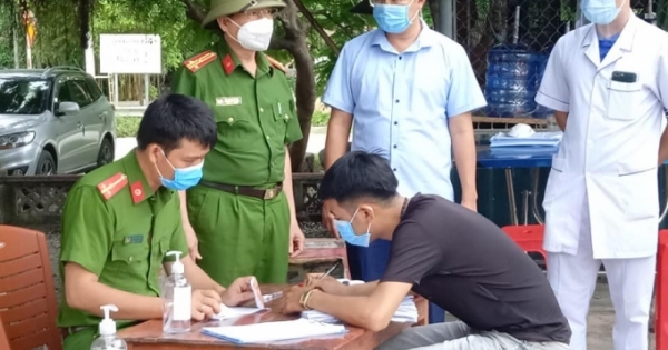 Nghệ An: Phạt 6 người dân khai báo thiếu trung thực