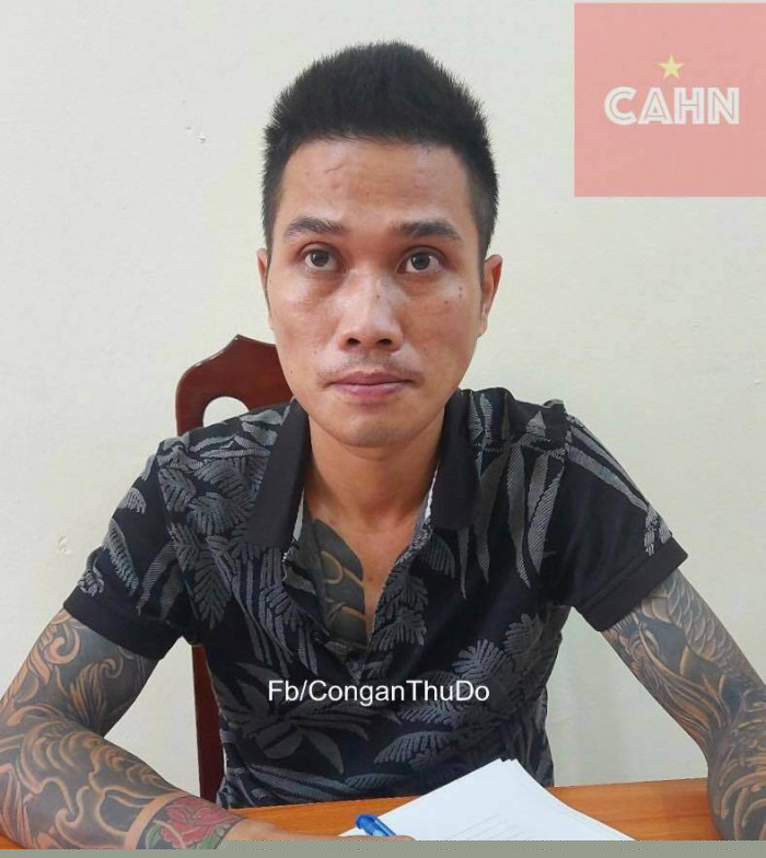 Đối tượng Nguyễn Tiến Thịnh tại cơ quan c&ocirc;ng an