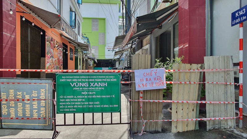Nhiều “vùng xanh” được thiết lập ở Đà Nẵng, tạo lá chắn vững chắc trong phòng chống dịch COVID-19.