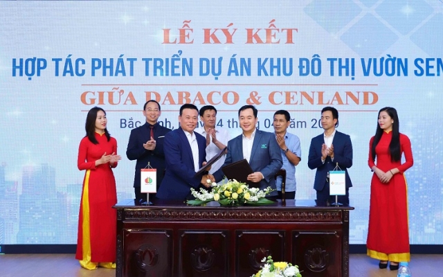 Dabaco Group và CenLand ký kết hợp tác phát triển dự án KĐT Vườn Sen