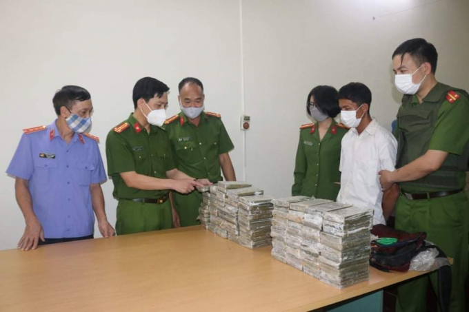 Lực lượng chức năng phá thành công chuyên án ma túy lớn.