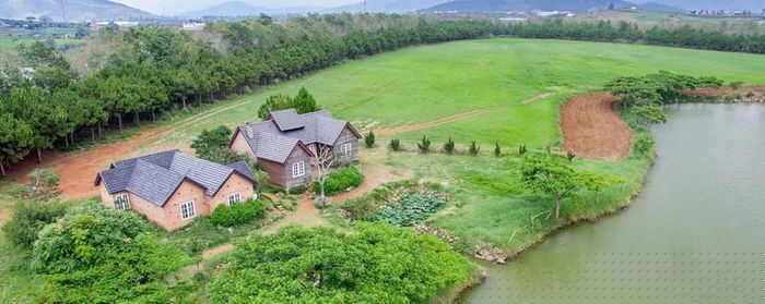 Trang trại chăn nuôi bò sữa công nghệ cao và nhà máy chế biến sữa Dalatmilk. Ảnh: Dalatmilk.