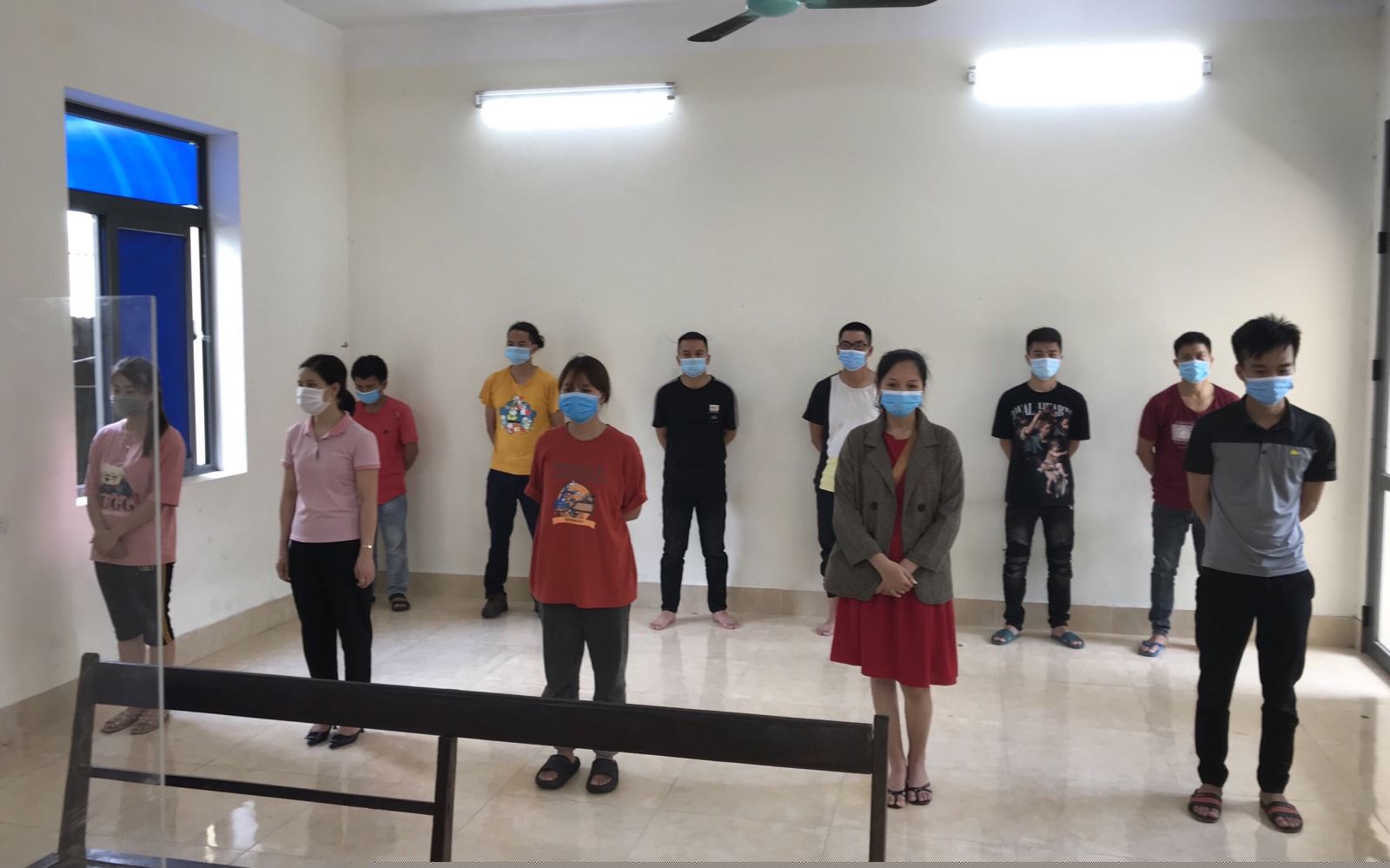 Các đối tượng bị bắt giữ