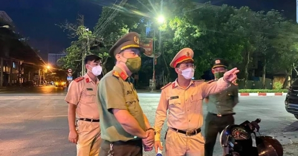 Công an Nghệ An, tăng cường 630 CBCS, phục vụ tại 70 điểm chốt TP Vinh