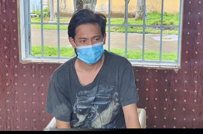 Đối tượng Công tại cơ quan Công an.