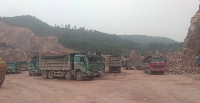 Thanh tra tỉnh Bắc Giang đang thanh tra Công ty Bá Thiết liên quan đến khai thác mỏ đất