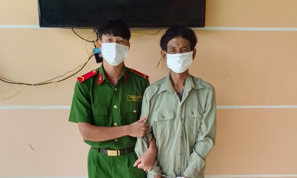 Pờ Pó Chừ thời điểm bị bắt (Ảnh: Công an Lai Châu).