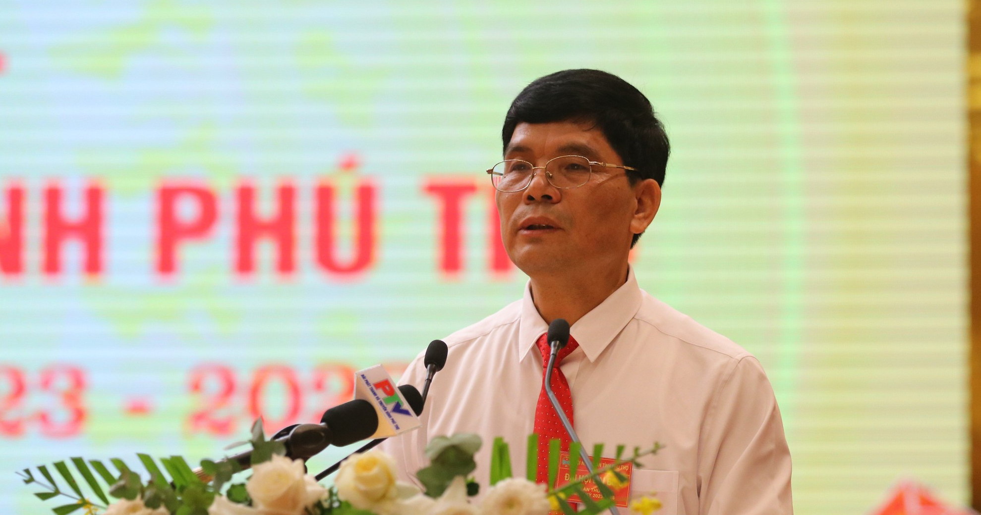 Ông Nguyễn Thủy Trọng tái đắc cử Chủ tịch Hội Nông dân tỉnh Phú Thọ, nhiệm kỳ 2023-2028. Ảnh: Hoan Nguyễn