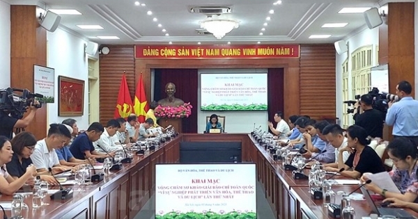 Hơn 1.000 tác phẩm dự giải báo chí về văn hóa, thể thao, du lịch