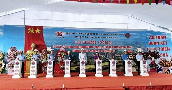 Khởi công Dự án cải tạo mở rộng nâng công suất mỏ than Cao Sơn