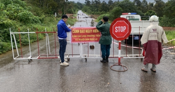 Lâm Đồng: Cảnh báo tình trạng sạt lở, sụt lún gây mất an toàn trên đường tránh phía Nam TP Bảo Lộc