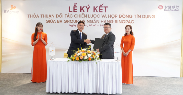 BV Group hợp tác chiến lược cùng ngân hàng SinoPac Đài Loan