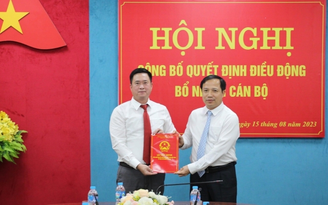 Sở Kế hoạch và Đầu tư Hòa Bình có tân Phó giám đốc