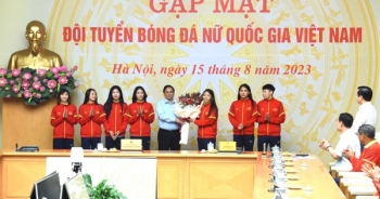 Thủ tướng Phạm Minh Chính gặp mặt và biểu dương đội tuyển bóng đá nữ Việt Nam