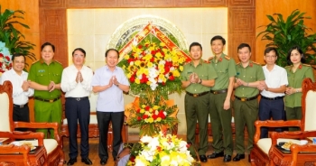 Bí thư Thành uỷ Hải Phòng thăm, chúc mừng Công an thành phố nhân ngày 19/8