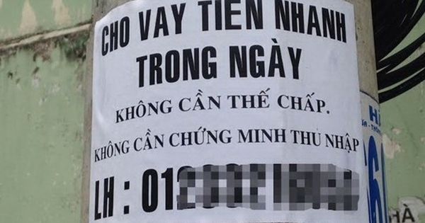 Đấu tranh với tội phạm liên quan đến hoạt động "tín dụng đen"