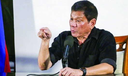 Tổng thống Philippines Rodrigo Duterte.