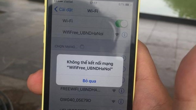 Wifi miễn ph&iacute; quanh hồ Ho&agrave;n Kiếm: Chập chờn kh&oacute; sử dụng