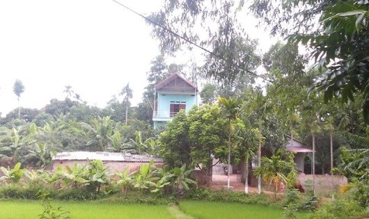 Ng&ocirc;i nh&agrave; nơi xảy ra vụ việc.