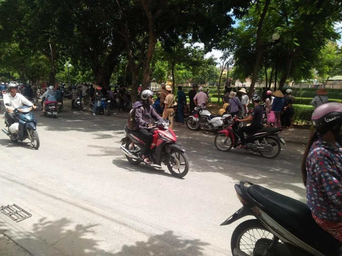 Hiện trường vụ việc.