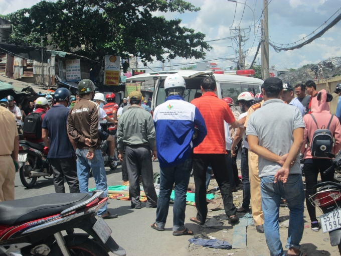 Hiện trường vụ tai nạn