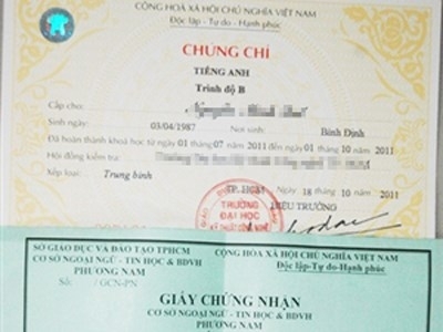 Trả giá 26 năm tù vì 2.652 chứng chỉ giả