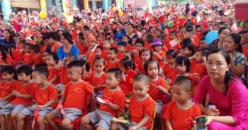 Hà Tĩnh: Xúc động các cháu nhỏ trong ngày tựu trường