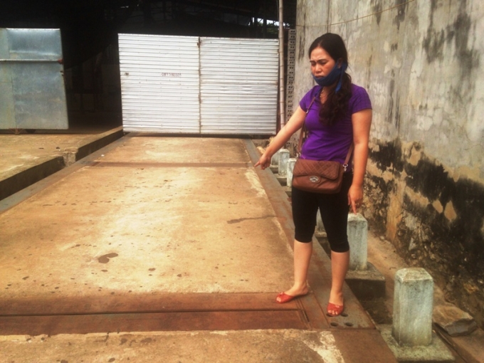 Trạm c&acirc;n ngừng hoạt động một năm nay đ&atilde; bị hỏng.