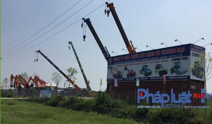 Khu vực vi phạm của C&ocirc;ng ty DCC.