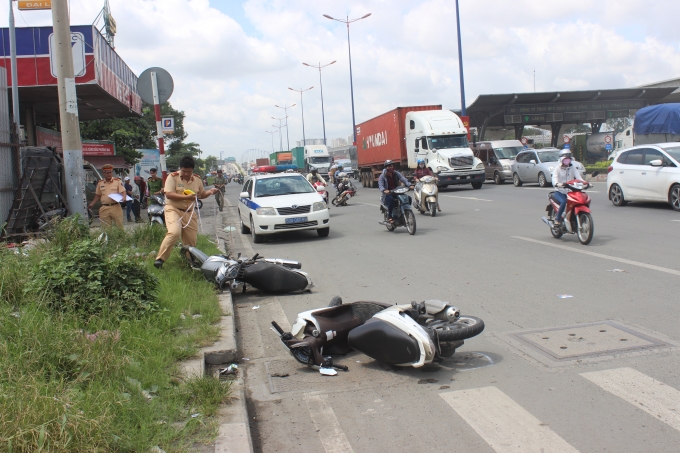 Hiện trường vụ tai nạn