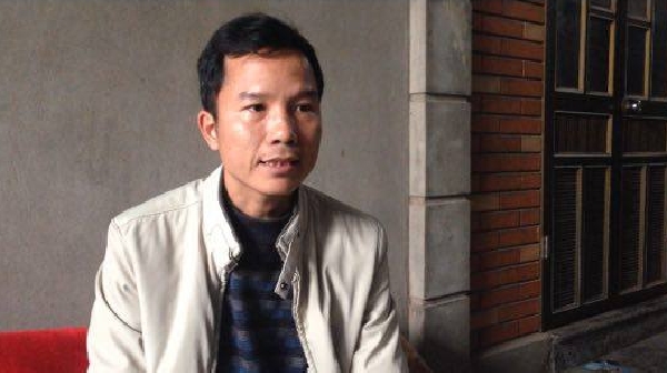 &Ocirc;ng Nghĩa tr&igrave;nh b&agrave;y sự việc với ph&oacute;ng vi&ecirc;n Phapluatplus.vn.