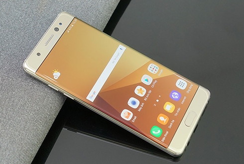 Điện thoại Galaxy Note7 được thu hồi tự nguyện ở Mỹ.
