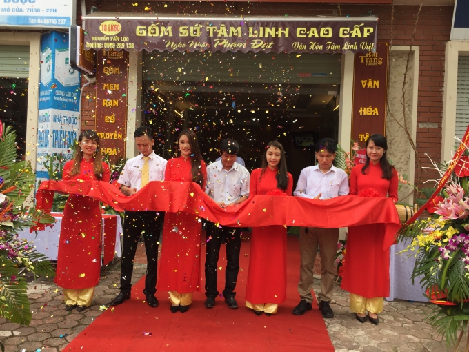 Hệ thống gốm t&acirc;m linh gia tộc Việt khai trương đại l&yacute; đầu ti&ecirc;n Kỳ Kh&aacute;nh.