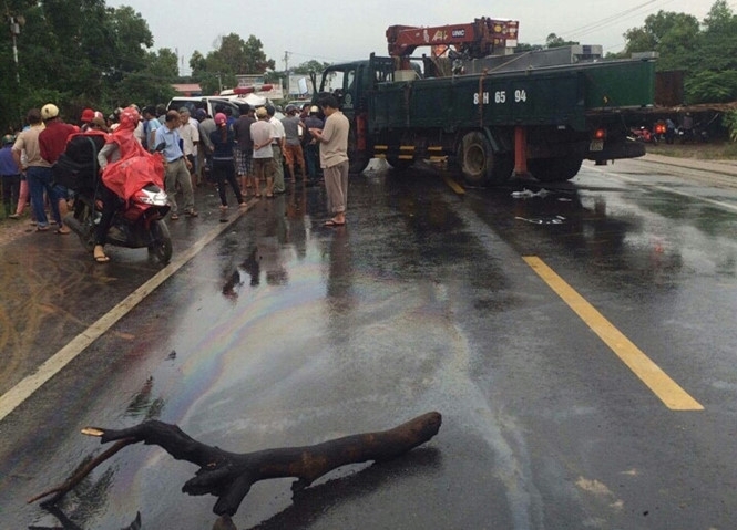 Hiện trường vụ tai nạn