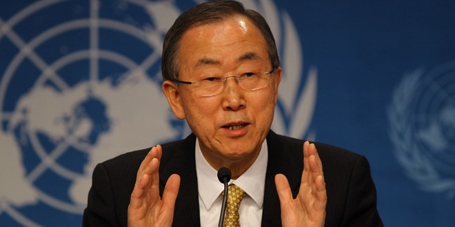 Tổng Thư k&yacute; Li&ecirc;n Hợp quốc Ban Ki-moon hoan ngh&ecirc;nh bước tiến đ&aacute;ng ghi nhận của tiến tr&igrave;nh h&ograve;a b&igrave;nh tại Myanmar.