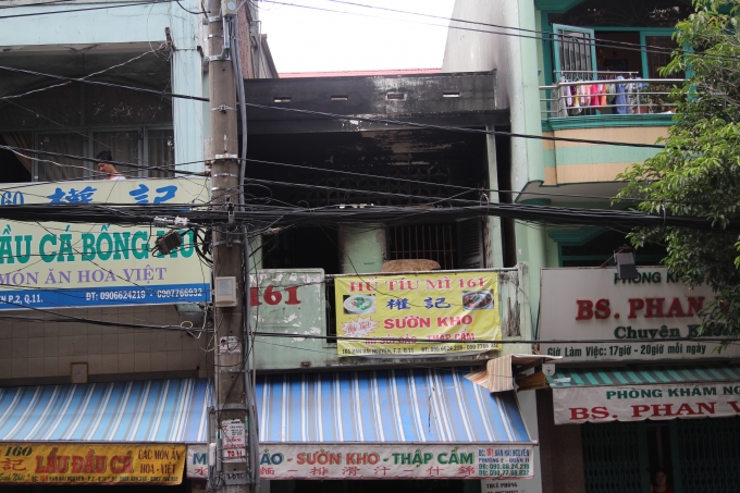 Căn nh&agrave; trọ nơi xảy ra vụ việc.&nbsp;